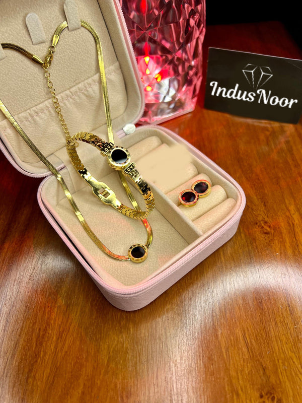 Premium Quality Stainless Steel 18k Roman 3pc Complete Set